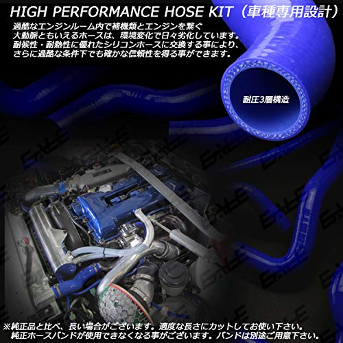 Amazon | JB64 ジムニー シリコン ラジエターホース ブルー
