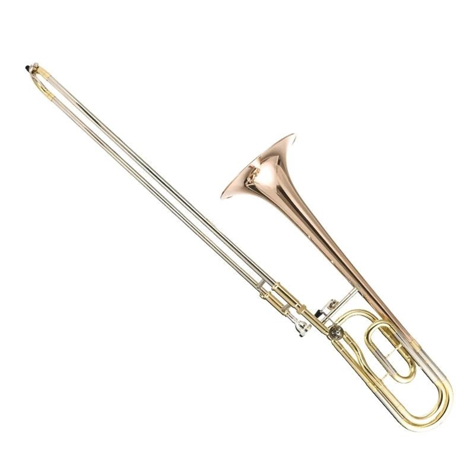 Puzon Bb F Puzon Tenorowy Z Rurką Ślizgową Instrument Lakierowany W Kolorze Brązu Fosforowego