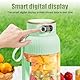 Tragbarer Entsafterbecher, 1200 ml Smoothie-Mixer mit Digitalanzeige, USB wiederaufladbar Multifunktionaler Portable Juicer Cup für Küche, Reisen, Büro, Fitnessstudio