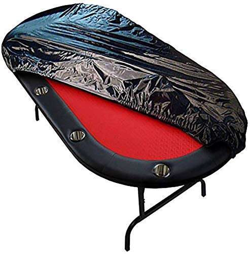 Housse de Table de Poker en Tissu Oxford Imperméable et Antipoussière, Housse de Protection pour Table de Jeu, Accessoires de Tables de Jeux de Cartes, Noir Gris 244x112 cm (Noir Housse de Table de Poker en Tissu Oxford Imperméable et Antipoussière, Housse de Protection pour Table de Jeu, Accessoires de Tables de Jeux de Cartes, Noir Gris 244x112 cm (Noir