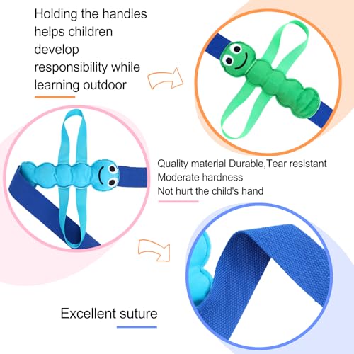 Image of Kajaia Little Bug Walking Rope for Kids Classroom Supplies Preschool Walking Rope with Handles Fits up to 20 Children for Toddlers Kids Daycare Preschool Walk Guides