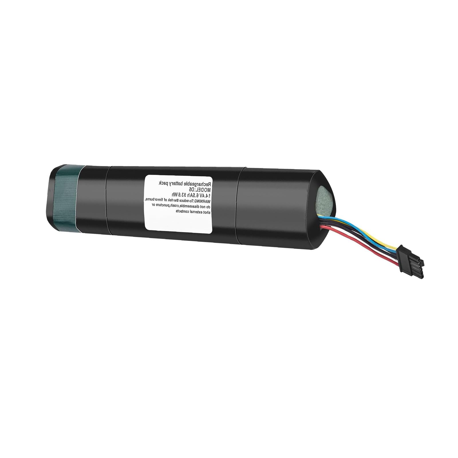 Jazuaiao Capacity 6500mAh 14.4V Replacement Battery Texture for D3 D4 D5 D7 Robotic Vacuums Extended Runtimes Compatible Battery