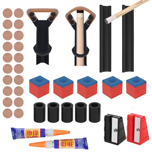 Kit Réparation Queue De Billard Complet - Outils Professionnels Pour Remplacer Les Pointes (tips)