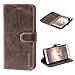 Produktbild Mulbess Flip Tasche Handyhülle für Huawei Mate 9 Hülle Leder, Huawei Mate 9 Klapphülle, Huawei Mate 9 Handy Hülle, Schutzhülle für Huawei Mate 9 Handytasche, Coffee Braun