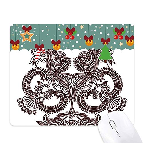 Tapis de souris caoutchouc antidérapant fleur pour stopper les glisses