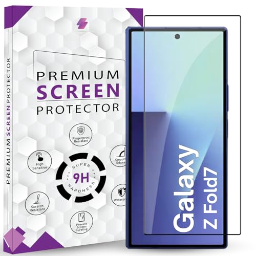 Image of Premium Tempered Glass Screen Protector Guard For Samsung Z Fold7 5G (8 Inch, Pack of 1) | Edge to Edge Coverage With Easy to installation kit