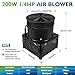 1/4 HP Wacky Waving Inflatable Tube Guy Air Blower, 200W Inflatable Tube Man Blower Fan, Fits 9