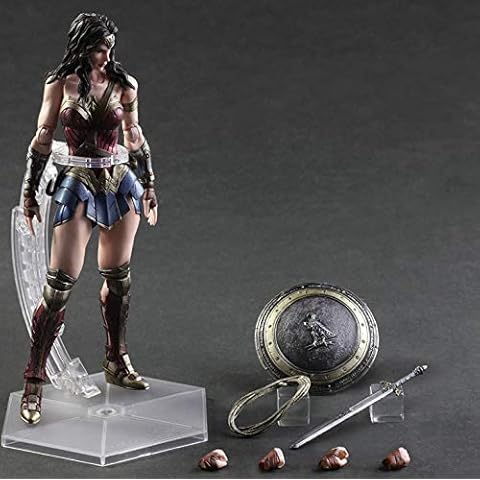 BINGFENG Action Figure PlAYARTS Wonder Woman Toys Model Anime Souvenirs/Collectibles/Crafts Toy Statue Decoration 28CM Cover
