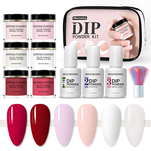 DAGEDA Color Dip Powder,Dipping Powder System Kit, Long-lasting and Shinning,No UV/LED lamp