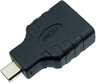 エスエスエーサービス [ microHDMI 変換コネクタ・ver1.4対応 ] タイプD(オス)-タイプA(メス) SMCHM-HDMAF