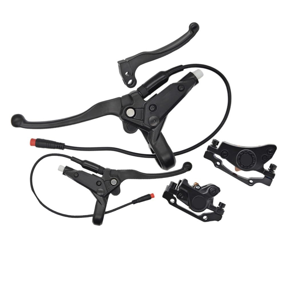 Leva freno idraulica per scooter elettrico in lega di alluminio da 22,2 mm con olio minerale, interfaccia a 2 pin compatibile con XOD, colore nero