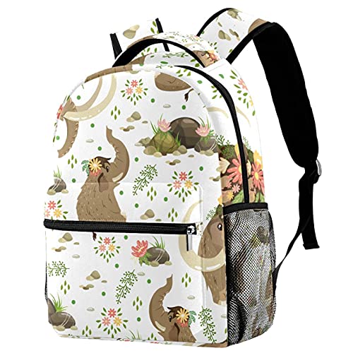 Sac à dos tournesols sans couture fille garçon porte-bouteille