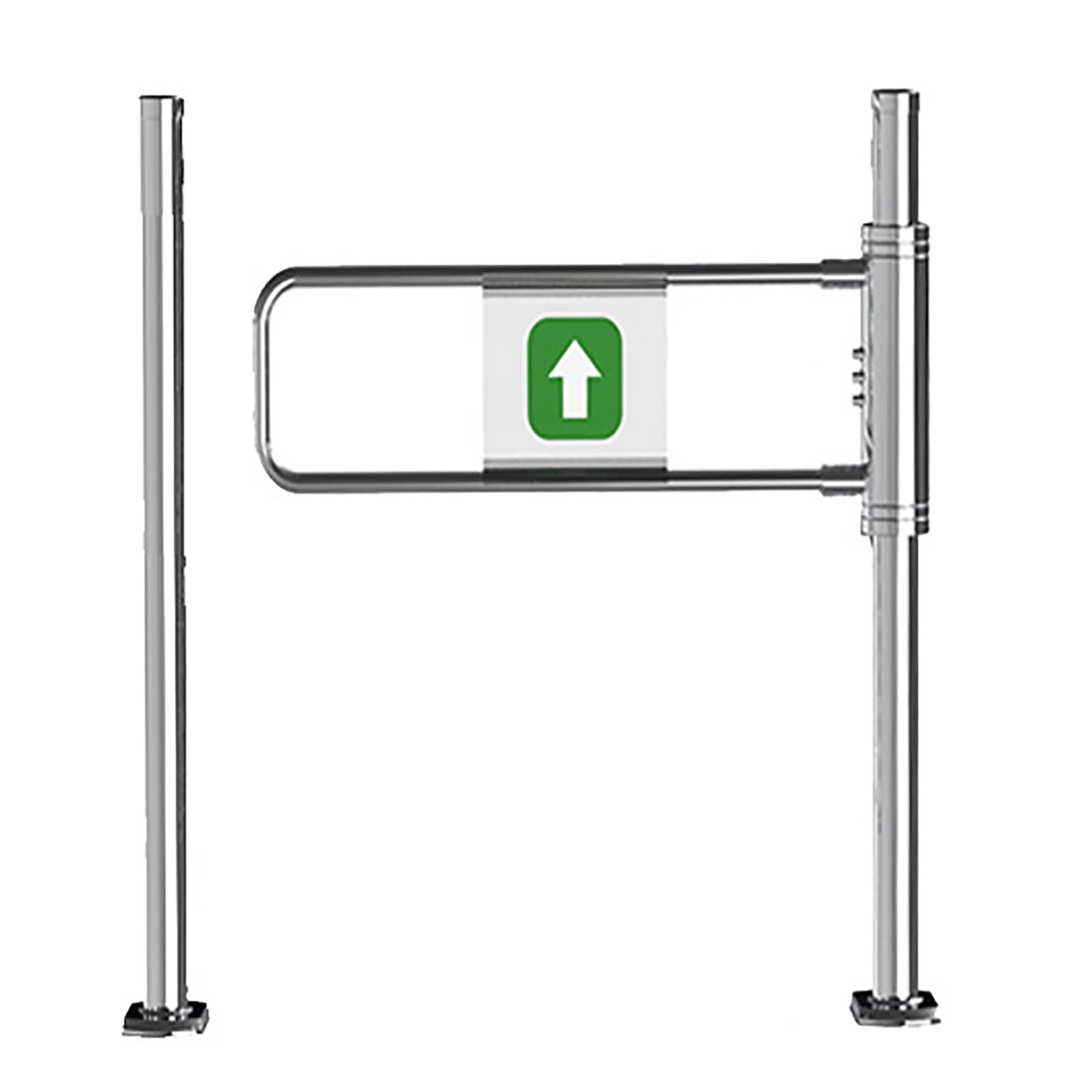 SteelGate con porta di accesso per negozi al dettaglio e negozi (Lar 50") Facile da installare HighVisibili