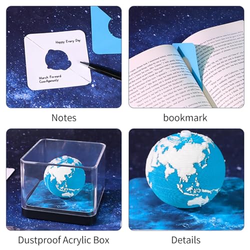 Bloc de notas de artesanía de papel 3D como regalo creativo 5