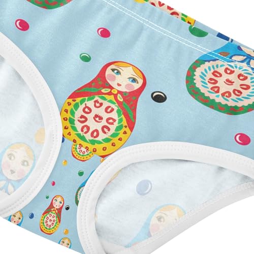 Colorful Russian Nesting Dolls Toddler Girls's Underwear 2T 202c11774