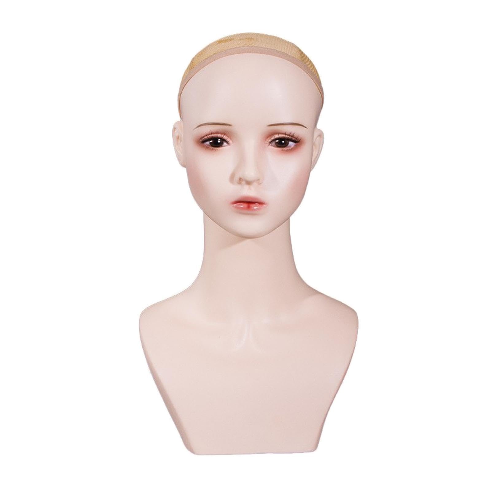 Cabeza de maniquí realista: el complemento de maquillaje profesional ideal para pelucas 8