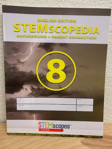 STEMscopedia: Background and Parent Connection,... 1630370266 Book Cover
