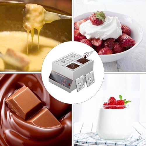 Máquina para fundir chocolate 12L 500W acero inox miniatura 2