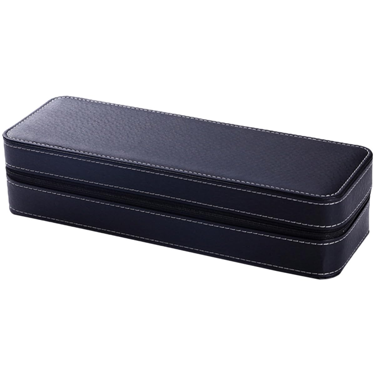 Boîte de rangement pour montres PLAFOPE en cuir et bois de qualité