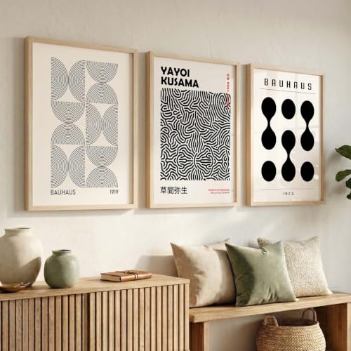 Image of kotart Daily Affirmation Framed Aesthetic Poster inspirational Wall Art with Positive Motivational Quotes Framed Poster for Living Room Bedroom Decor (35x37 Inch)
