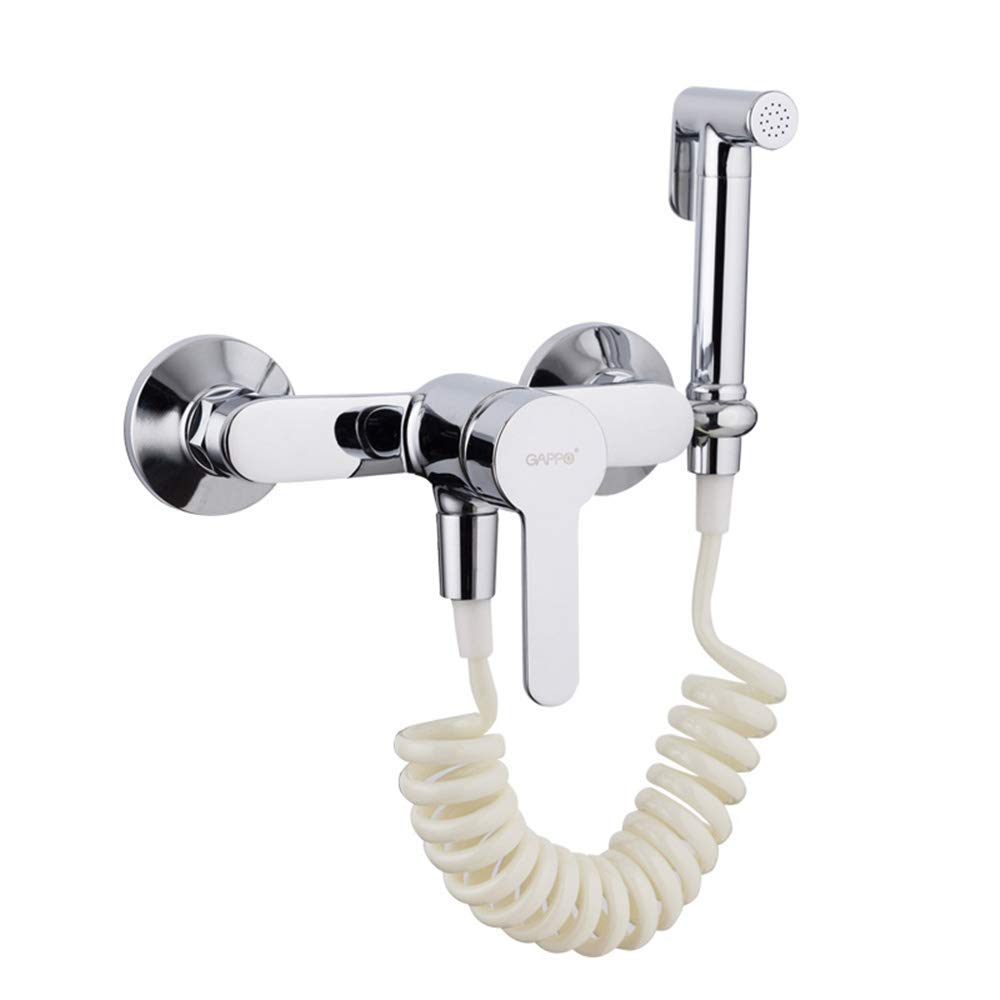 Pulvérisateur douche à main chrome pour éliminer les impuretés et laver les WC sans effort