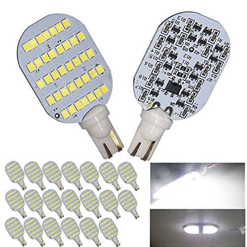 1Voi Super Bright 921 Led Bulbs 38-Smd For Rv Trailer Camper Motorhome Boat Ceiling Dome Interior Light,Pack Of 20,6000K White #TOP1