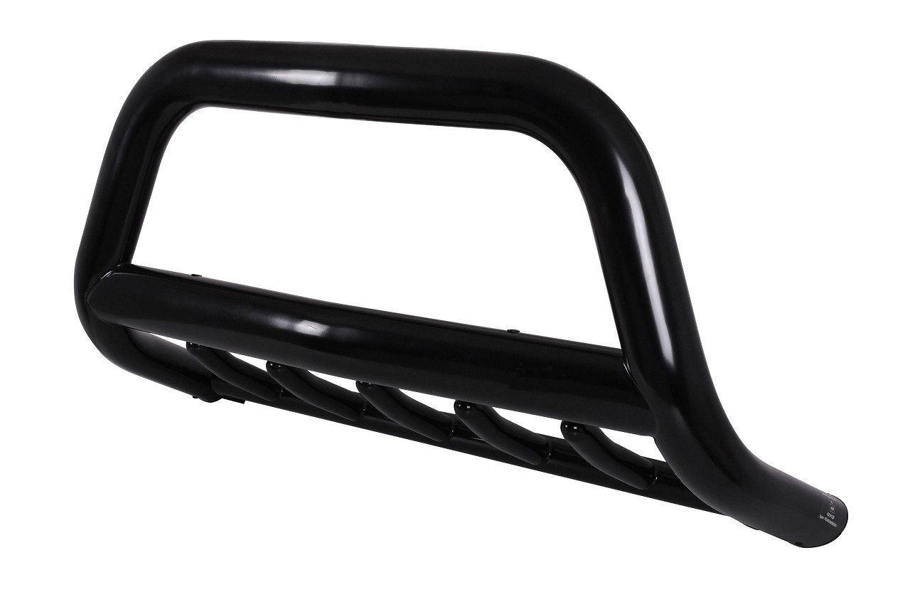 Barra di protezione anteriore Hansen Styling Parts NERA ø89mm con protezione antincastro, omologazione CE/ABE, compatibile con VW Amarok (2010-2020)