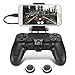 PS4 Controller Phone Clip, TAACOO Foldable Game Controller Clamp Mobile Phone Holder Smartphone Mount for Plastation 4 (Black)