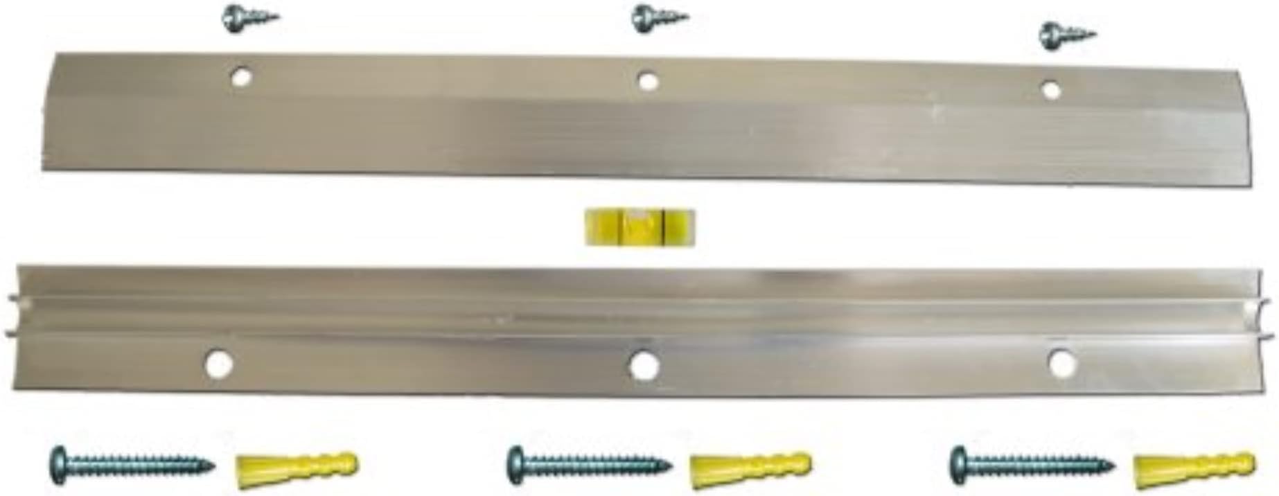 Hangman Products HP-10 Heavy-Duty Mirror and Picture Hanger with Anchors & Screws, 10 Inch, Aluminum