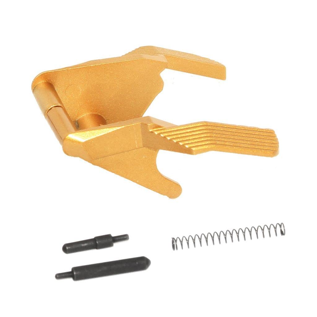 Airsoft Softair Teile KF Steel Slide Safety Lock Thumb Safety-Ambi Passend für Tokyo Marui Hi-Capa GBB Pistole Gold