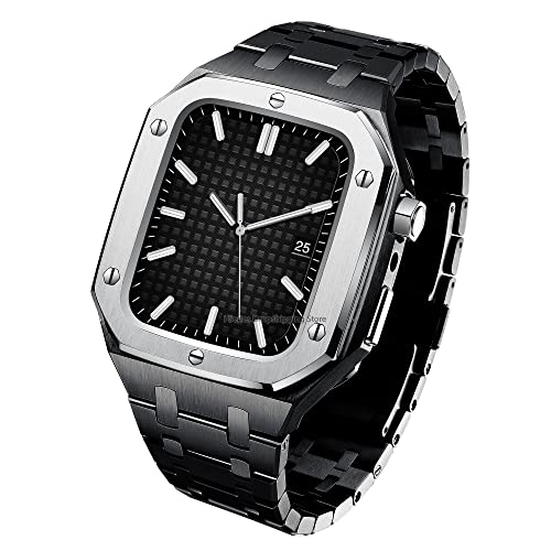 Kit modification pour bracelet Apple Watch 45 mm : votre montre de sport devient chic au bureau