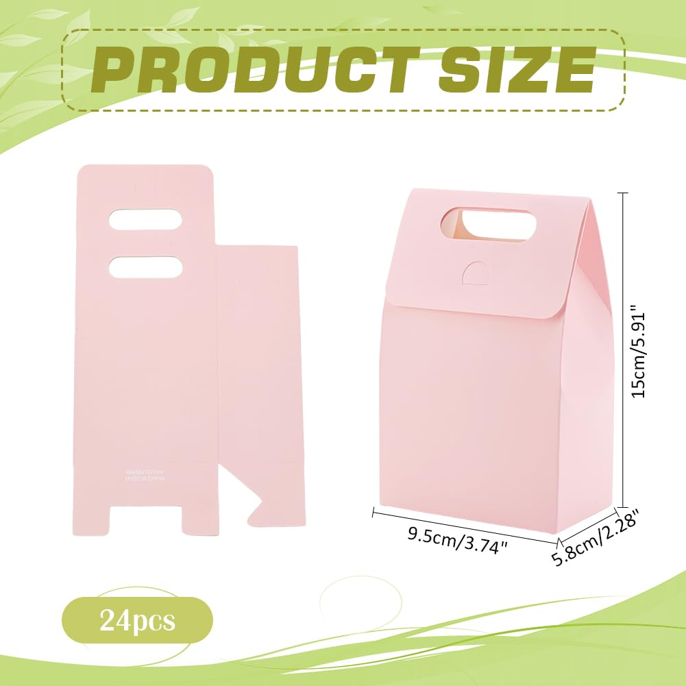FillTouch 36 Scatole Regalo Rosa Per Biscotti, Dolci E Caramelle, 15,2x7,6x4,6 Cm, Cartoncino, Fai-da-te - 2