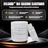 Dowsil SYLGARD 184 (Form Dow Corning) Silicone Elastomer Kit Base A + Curing Agent Solidifier B Seals for Electronic Equipment and Industry Used to Make O-Rings, Room Temperature Heat Cure