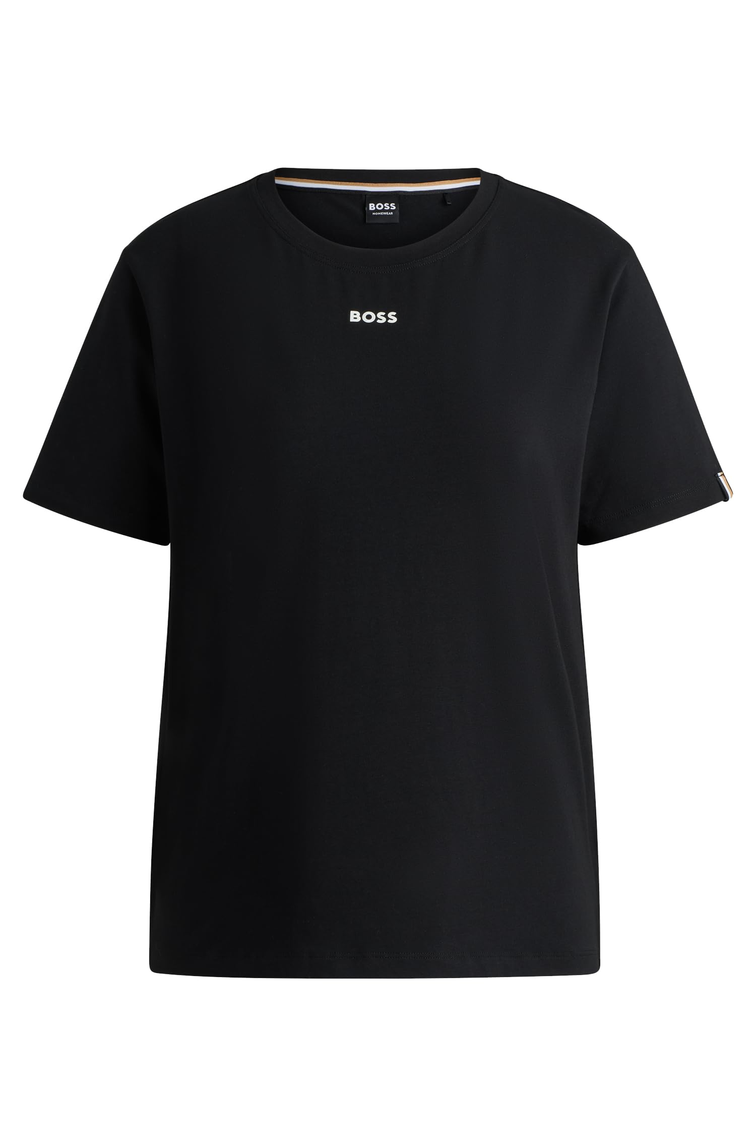 BOSS Women's CI Pyjama T Shirt, Black1, L