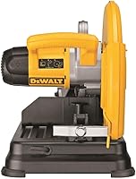 DEWALT 14-Inch Chop Saw D28730 - Powerful 15 Amp Metal Cutting Saw with Quick-Lock Vise & Ergonomic Handle