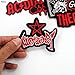25pcs Bank Rock Music Patches Mixed Band Rock Music Patches Embroidered Badge Punk Hippie Clothes Stickers Iron on for Clothes Jacket Jeans Applique