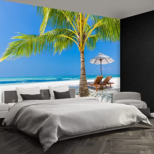 Papier peint intissé plage tropicale 208x146cm Tulup - 4