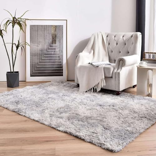 Tapis de chevet chambre dégradé tie-dye moquette grand confort 160x200 - 7