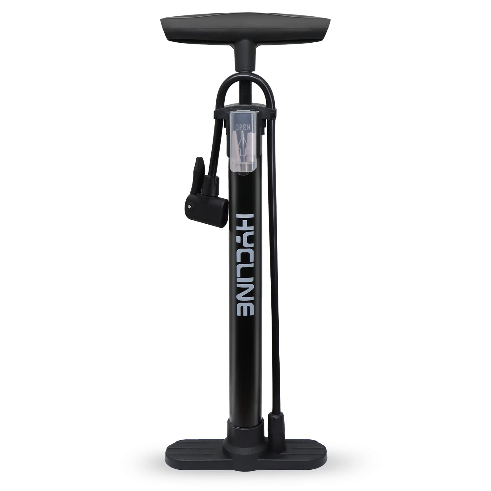 Bike Pump, Floor Bicycle Tire Pump, 150/160 PSI High Pressure with Presta and Schrader Valve for Road Mountain Bike Tires, Balls, Balloons, Inflatables