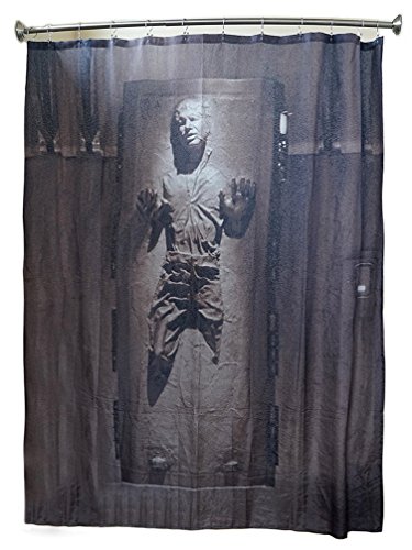 Preisvergleich Produktbild Duschvorhang, Han Solo in Karbonit