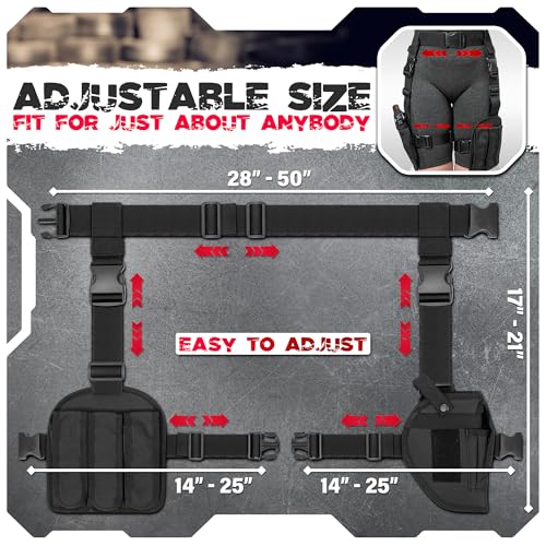 Black Widow Costume Accessories, Lara C. Holster Belt Outfit, Rider Leg Holster Strap, Tomb Swat Cop Accessories For Women2