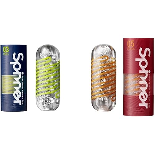 TENGA Spinner SPN-003 and SPN-005 Reusable Male Masturbators with Twisting Sensations