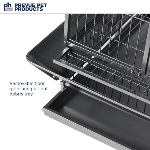 Image of Prevue Hendryx Silverado Macaw Dometop Cage 3155S Silverado 46-Inch by 36-Inch by 78-1 /4-Inch