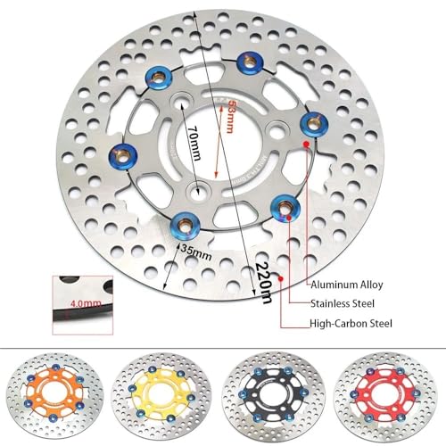 Disque de frein moto 220mm performance pour scooters Nmax et Xmax - 3
