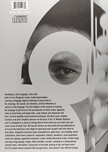 Inside Improvisation, Vol 6: Developing a Jazz Language (For All Instruments) (Book & CD) - Image 2