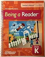 Being a Reader, Grade K Teacher's Manual, Volume 2 1610038096 Book Cover