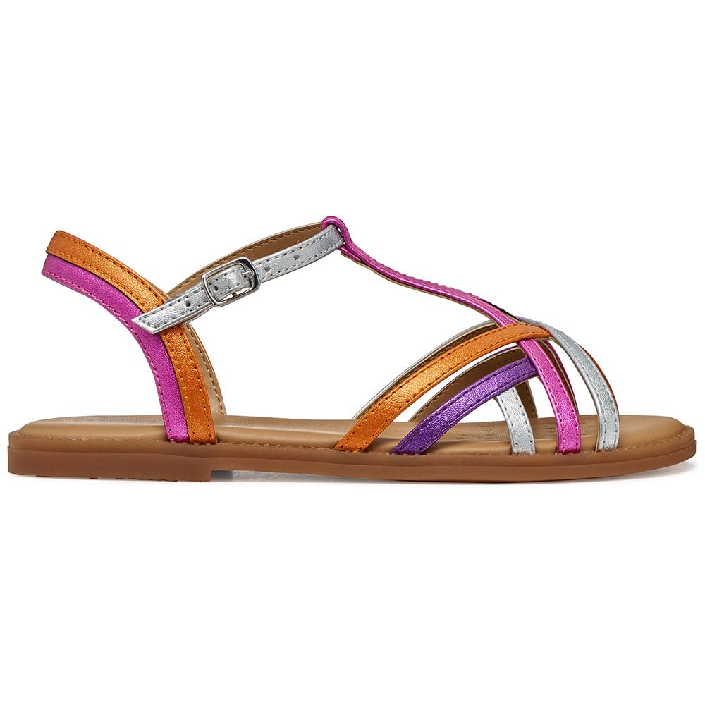 Geox Girls Fuchsia/Silver Sandal Karly Size: 32