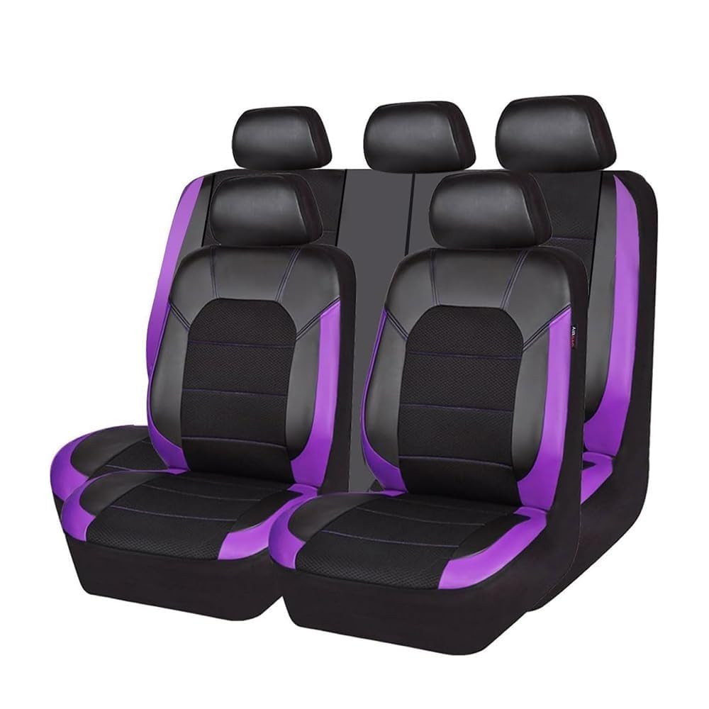 Mauxpiao C Leather Ar Seat Over Set Suitable For Ford Fiesta 2009 Mk7 2011 To 2017 Waterproof Breathable Seat Overs Full Set Seat Protector Interior Accessories Thick Ushion/C/A