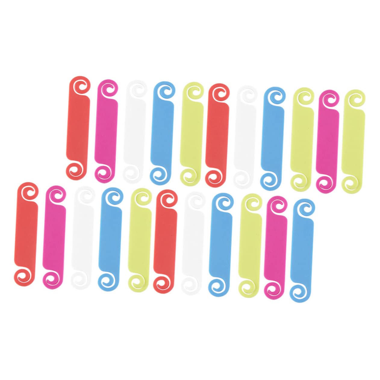 OSALADI 4 Set Identificazione Del Filo Cavo Targhette Identificative Del Cordone Gestione Dei Cavi Dell'auto Etichette Per Cavi Per L'elettronica Etichette Di Marca 50 Pezzi * 4