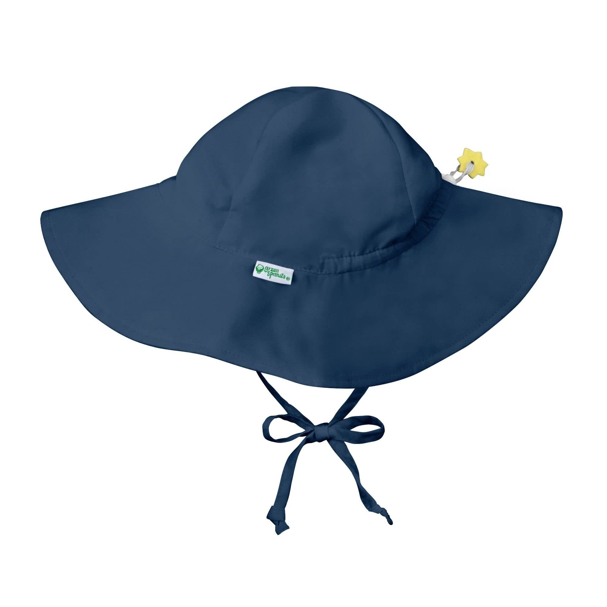 Green Sprouts Baby Girls Brim Sun Protection Hat